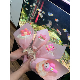 hoa đất sét hình nhắn tin chọn