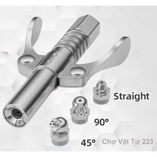 🎁 Đầu bơm mỡ 2 kẹp_Dùng cho súng bơm, tiện dụng, không vấy bẩn