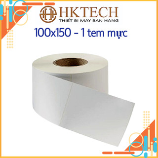 Decal thường in mã vạch khổ 100x150 mm, 320 tem, cuộn 50m