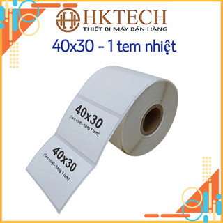 Giấy In Tem Dán Cốc Trà Sữa 40x30 mm Chất Lượng Cao