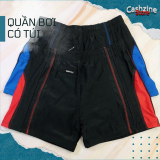 Quần tắm biển, Quần bơi nam CASHZINESHOP lưng thun ngắn, thun co dãn 4 chiều thoải mái 02Speedo