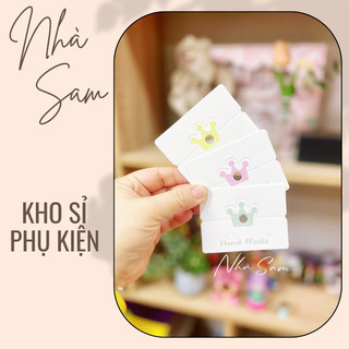 50 thẻ giấy tag giấy kẹp miệng túi phụ kiện