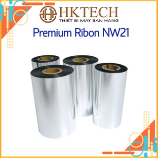 Mực in mã vạch, in tem nhãn Wax Premium Ribbon NW21 khổ 110x300m