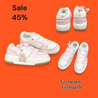 [titsneaker]GIÀY MLB CHUNKY LA HỒNG CAO CẤP IN3d FULL HỘP VÀ TÚI