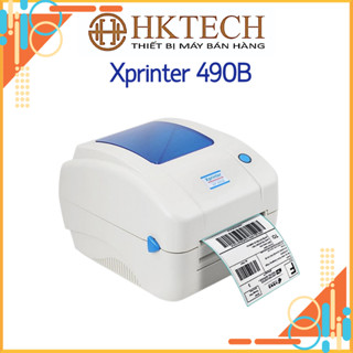 [Rẻ vô địch] [Chính hãng] Máy in tem nhãn, mã vận đơn TMĐT Xprinter XP 490B Máy in đơn hàng, in tem, in vận đơn TMĐT
