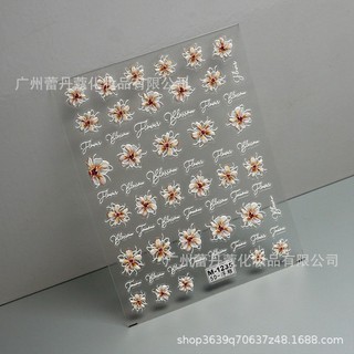 STICKER DÁN MÓNG 5D HOA LỤA HOT