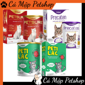  Sữa cho mèo Precaten Sữa cho mèo PetiLac bổ sung sữa non Colostrum & Chất xơ 