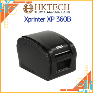 Máy in tem + in hoá đơn K80 Xprinter XP 360B in đơn hàng GHTK, in tem nhãn và phiếu giao hàng các sàn TMĐT