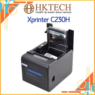 Máy in nhà bếp, máy in hóa đơn xprinter c230h khổ 80mm, in qua usb + wifi