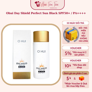 Kem chống nắng nâng tone cho da dầu ohui day shield perfect sun black spf50+/pa++++