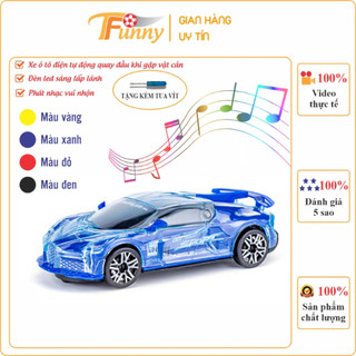 Đồ Chơi Ô Tô Phát Nhạc Phát Sáng Cho Bé, T Funny, Nhựa ABS Siêu Bên, Âm Thanh Vui Nhộn