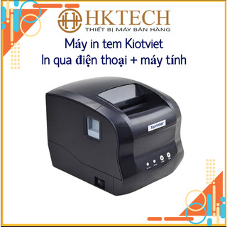 Máy in mã vạch xprinter xp-365b, in tem trà sữa, in bill xprinter xp-318b