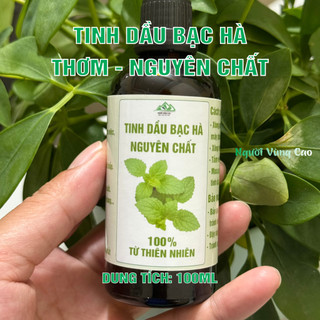 Tinh dầu bạc hà nguyên chất thơm phòng, nhà, xe... khử mùi, xua đuổi côn trùng, đuổi muỗi, đuổi chuột