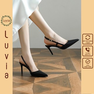 Giày cao gót 9 phân sandal gót nhọn mũi sục thời trang hiện đại Luvia 87CG