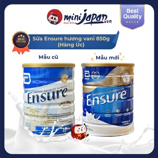 Sữa bột ensure ÚC hương vanilla hộp 850g