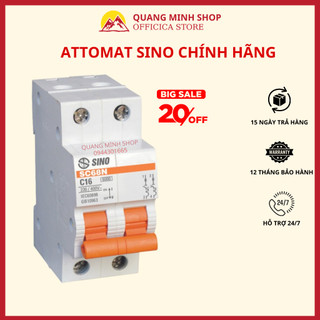 attomat Sino, mcb, cb tép, cầu dao tự động sino, at sino một cực hai cực đấu hàng chính hãng