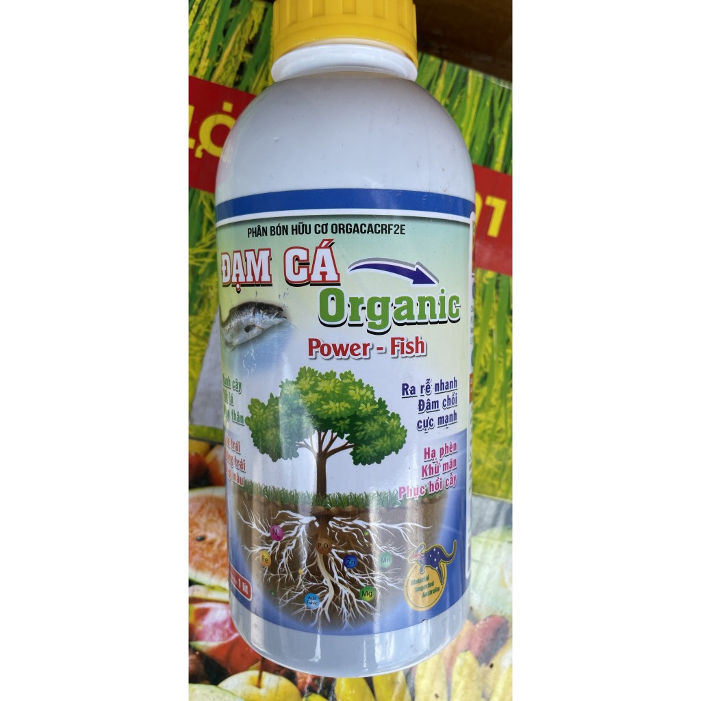 Phân Đạm Cá ORGANIC Power fish lọ 1 lít