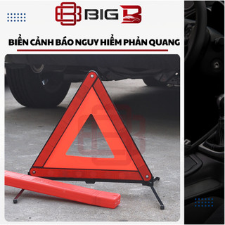 Biển Cảnh Báo Nguy Hiểm Ô Tô, Biển Tam Giác Cảnh Báo Ô Tô Gấp Gọn Phản Quang - BIG B STORE