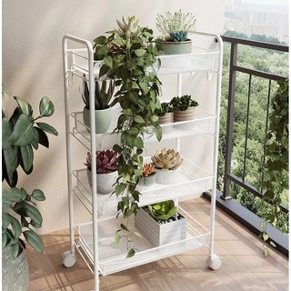 Kệ để đồ GIA ĐÌNH đa năng có bánh xe hàng cao cấp, KỆ LƯỚI