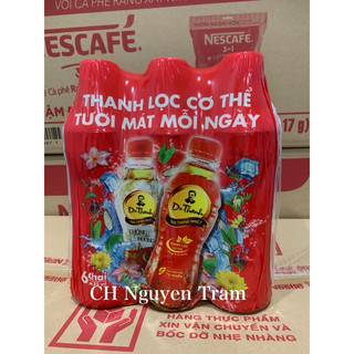 Lốc 6 chai trà thanh nhiệt Dr Thanh 455ml