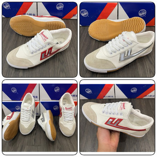 Giày Bata Phủi Warrior 56H ShangHai chính hãng (Logo phản quang Đỏ,Bạc)