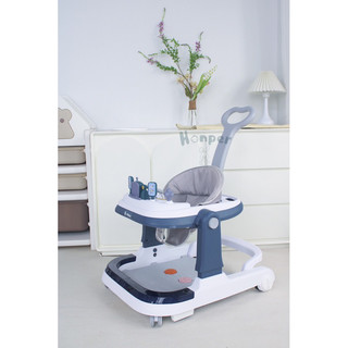 Xe tập ngồi tập đứng kiêm xe đẩy tập đi có tay đẩy