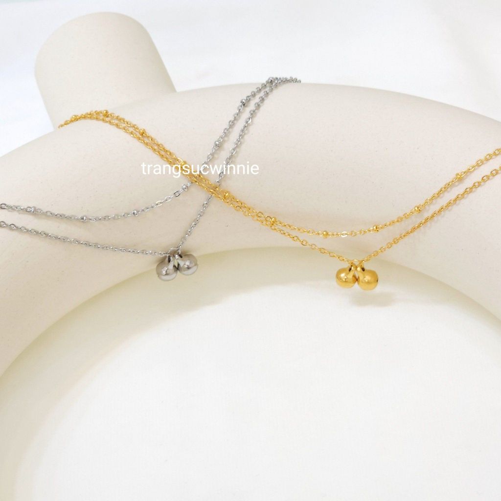 Lắc chân nữ titan Layer Bell