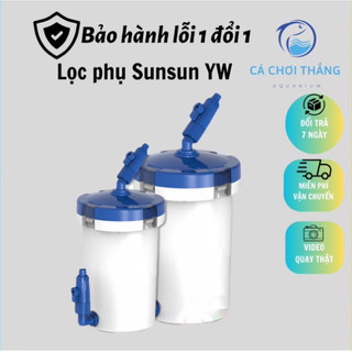 Lọc phụ thế hệ mới Sunsun YW - Hỗ trợ giữ cặn bẩn và xử lý bụi mịn bể cá