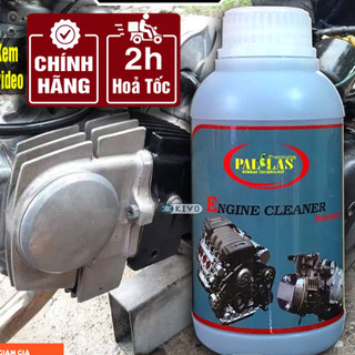 Tẩy rửa lốc máy cực mạnh pallas 500ml - dung dịch tẩy trắng vệ sinh đầu bò, bình xăng con