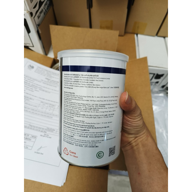 Sữa non Alpha Lipid 450g Chính Hãng New Zealand giúp bổ sung dinh dưỡng tăng kháng thể.
