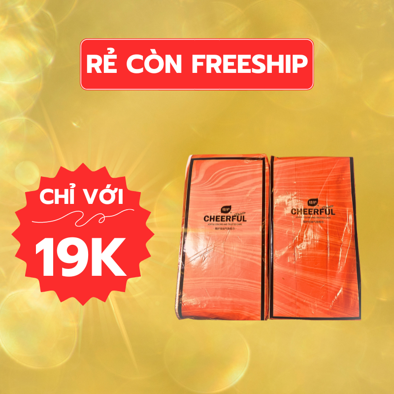 1 gói khăn giấy rút treo tường tiện lợi 1280 Tờ CHEERFUL giấy ăn rút nội địa Trung, giấy vệ sinh treo tường 3 lớp