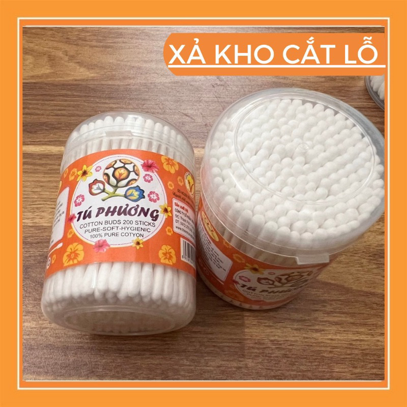 Combo 05 Hộp Tăm bông trẻ em Tú Phương