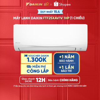  Model 2023 - Máy Lạnh Daikin 1 chiều FTF25XAV1V 1HP (9000 BTU)