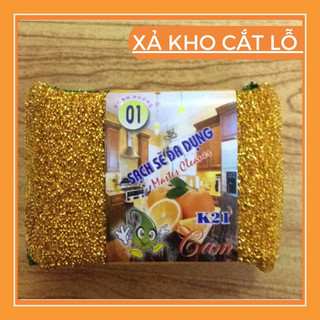 Vỉ 4 miếng Cọ mút rửa bát Kim Sa