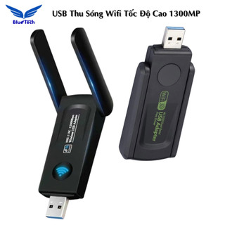Usb wifi 2 râu 1300mbps + bluetooth 4.2 băng tần kép 2.4ghz 5ghz chip