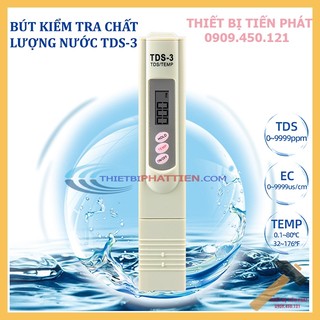 Bút thử nước tds bút đo tđs-tds 3-tds3 đo thử nước sạch ppm, nhiệt độ hồ cá tép thuỷ sinh hoặc đo dung dịch thuỷ canh