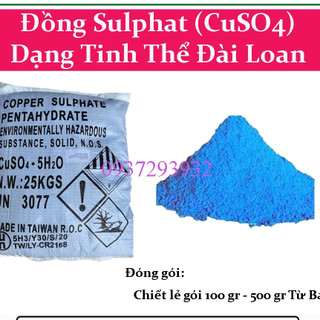 Đồng sunphat cuso4 đài loan - xử lý rong rêu tảo ao hồ