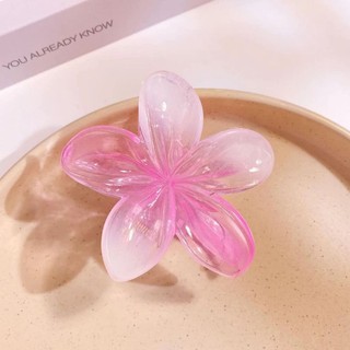 Kẹp gắp tóc hoa sứ gam màu hồng thạch xinh