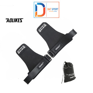 Găng tay tập gym , dây kéo lưng aolikes 7639