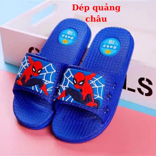 Dép lê người nhện và dép lê siêu nhân cho bé trai từ 2 đến 10 tuổi có đế cao su không trơn trượt an toàn cho bé HD148