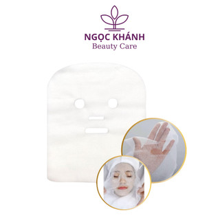 Gạc 100% cotton | set 100 miếng gạc đắp mặt nạ | gạc đắp mặt nạ bột trong spa thẩm mỹ viện