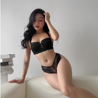 Set đồ lót nữ tách lẻ krystal utopia đen