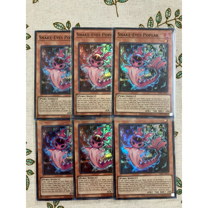 [LiLy_Yugioh] Lá bài PHNI-AE012 Snake-Eyes Poplar 25LP-EN002
