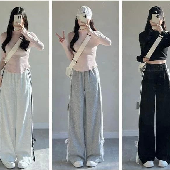 [RẺ VÔ ĐỊCH] Quần JOGGER 3 LINE color unisex nam nữ phom rộng bo gấu sẵn 2 màu cực ngầu | BigBuy360 - bigbuy360.vn