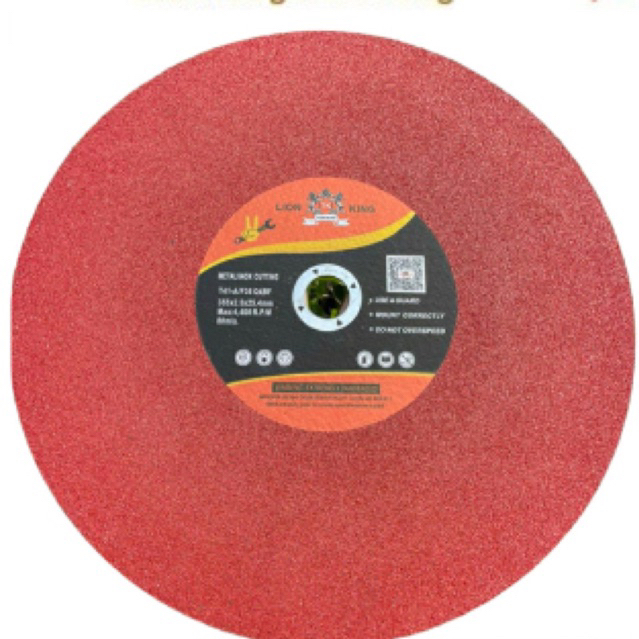 Combo 30v Đá (lưỡi) cắt inox, sắt, thép phi 350, 355 lion king 355x3x255mm, đá cắt máy bàn 1