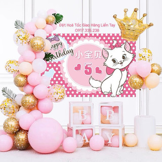 Set bóng trang trí sinh nhật Hello Kitty