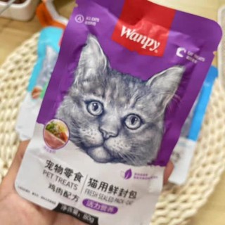 Pate Wanpy gói 80gr cho mèo mọi lứa tuổi