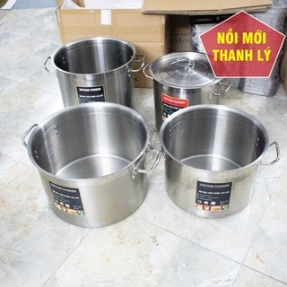   Hàng công ty thanh lý  Nồi inox VIETKIM 5 lớp có vết cấn móp có nắp 