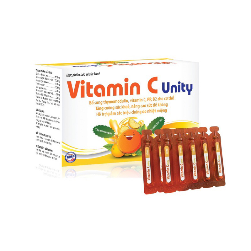 Vitamin C unity-Bổ sung sức khoẻ (Hộp 20ống x 10ml)