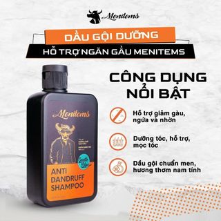 Dầu gội dưỡng hỗ trợ ngăn gàu Menitems, dầu gội đầu giúp giảm ngứa, hết nhờn, kích thích mọc tóc lưu hương nước hoa